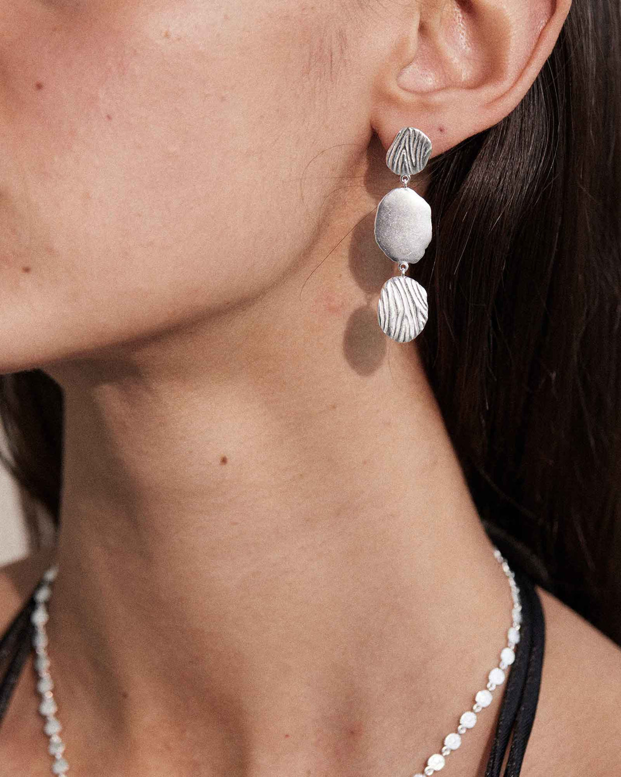 REFLECTION EARRINGS (STERLING SILVER)
