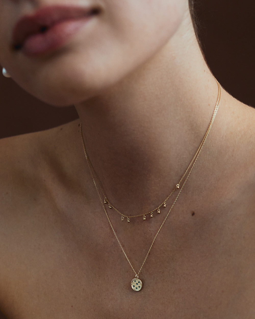 OCEAN DEEP NECKLACE (9K GOLD)
