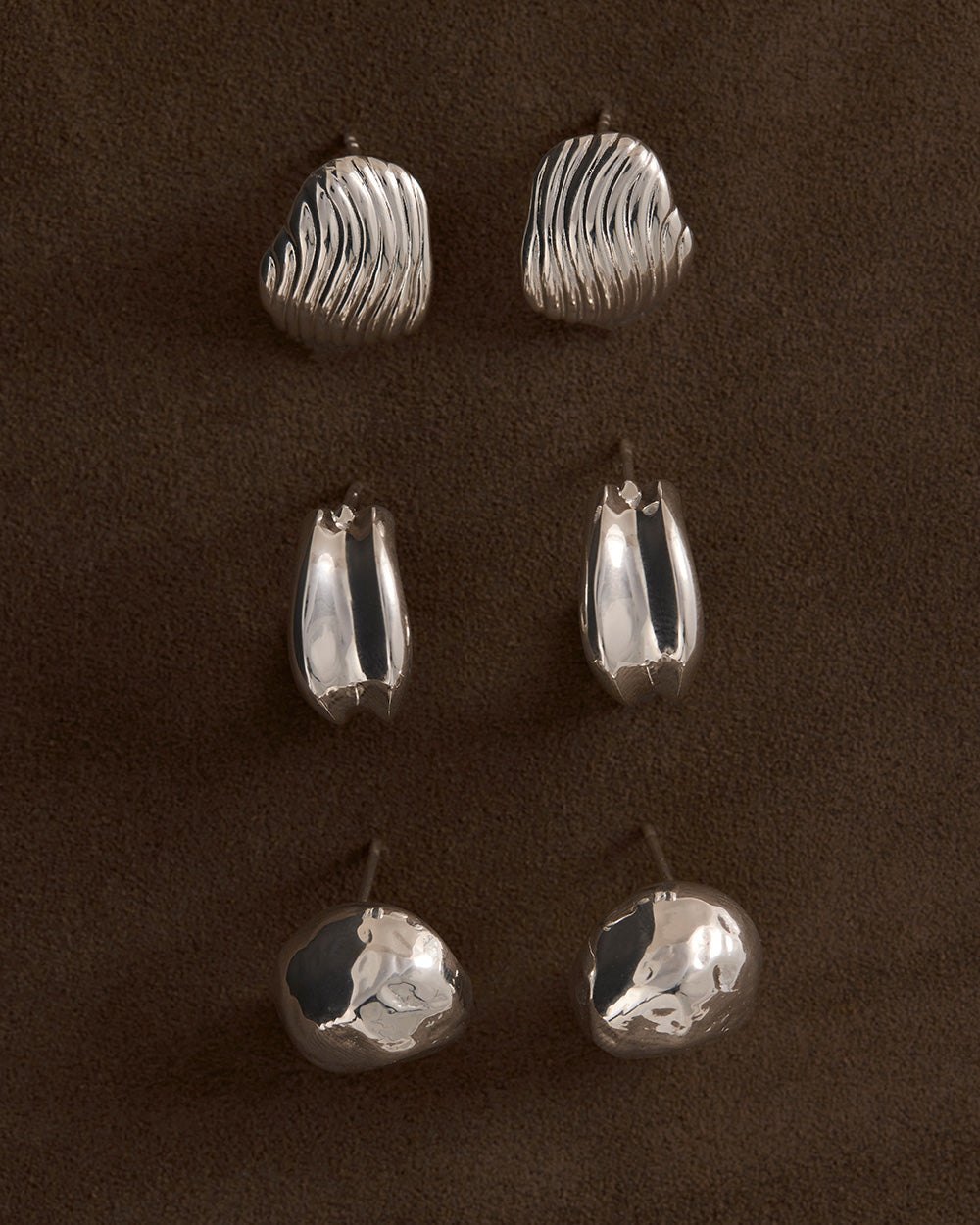 WITHIN MOTION OVERSIZED STUDS (STERLING SILVER)