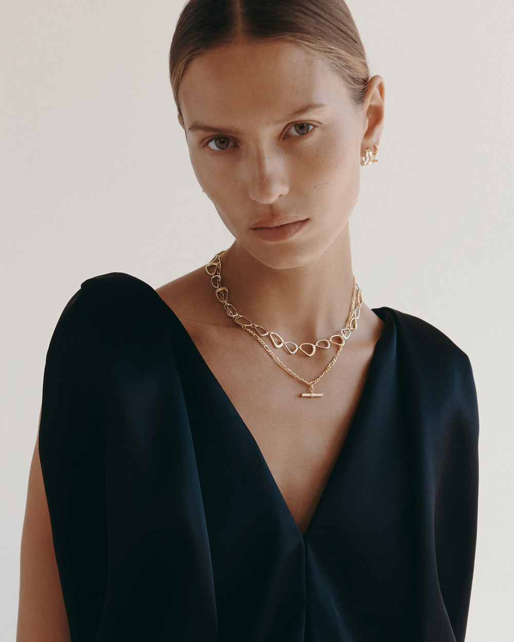 FLUX NECKLACE (MIXED METAL)