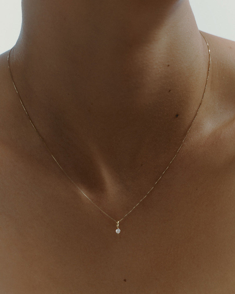 LUCENT DIAMOND CHARM (9K GOLD)