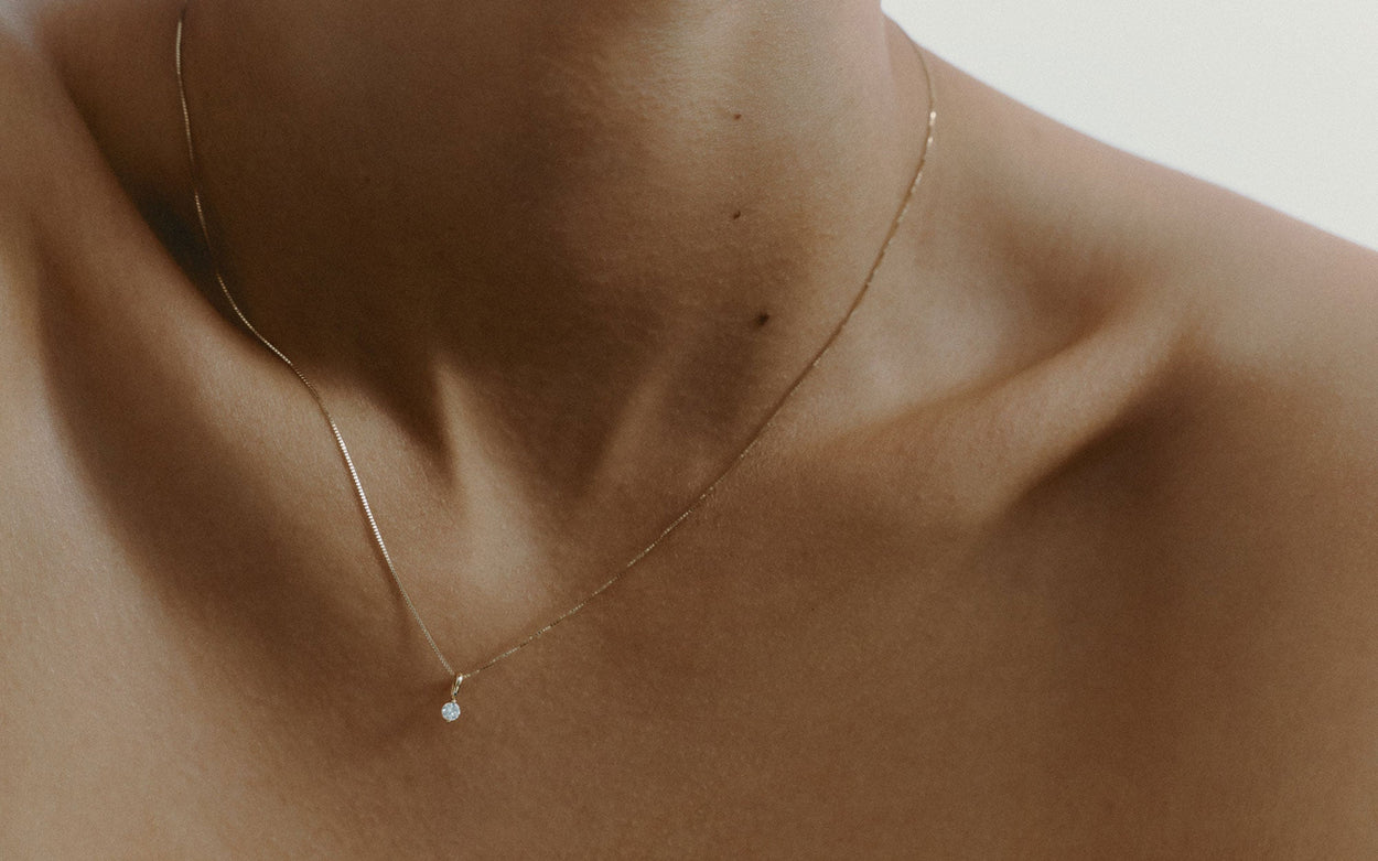 LUCENT DIAMOND CHARM (9K GOLD)