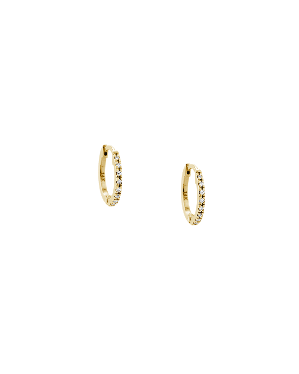 DIAMOND ETERNITY SLEEPERS (14K GOLD) - IMAGE 1