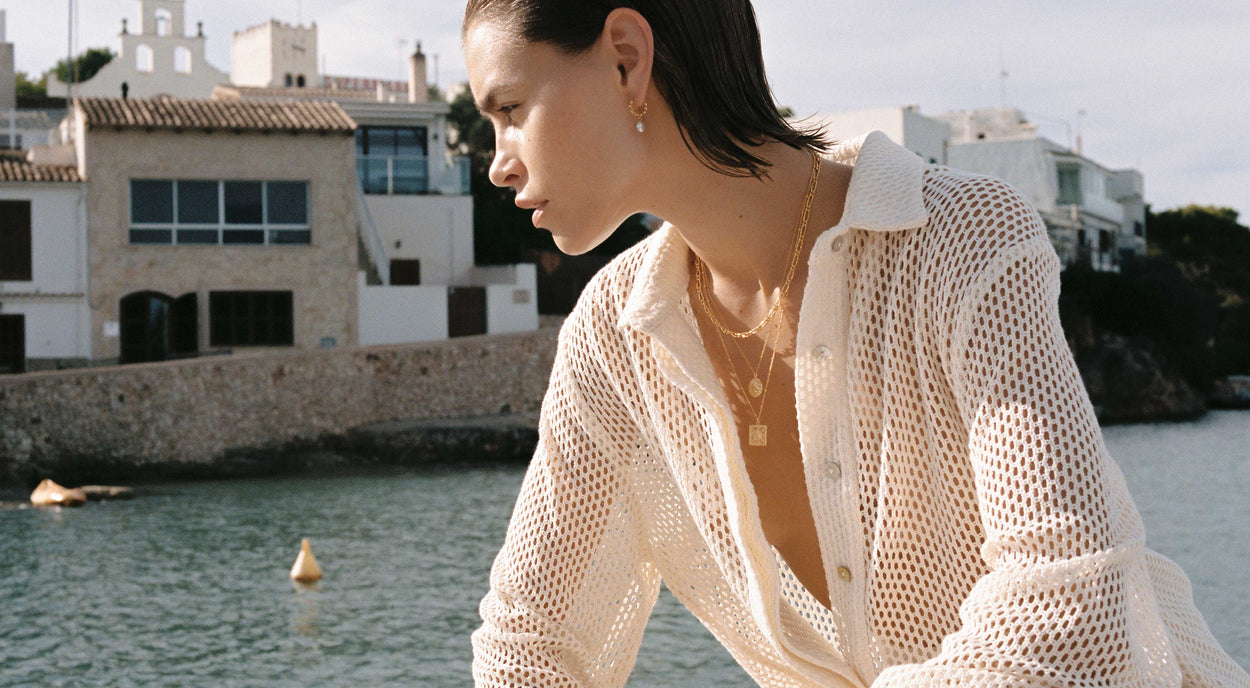 TRUE NORTH COIN NECKLACE (STERLING SILVER)