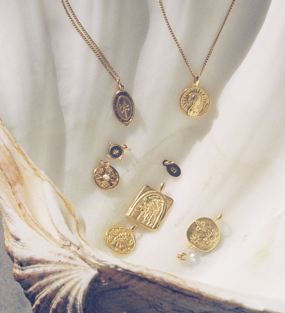 HEART CHARM (18K GOLD VERMEIL) - IMAGE 3