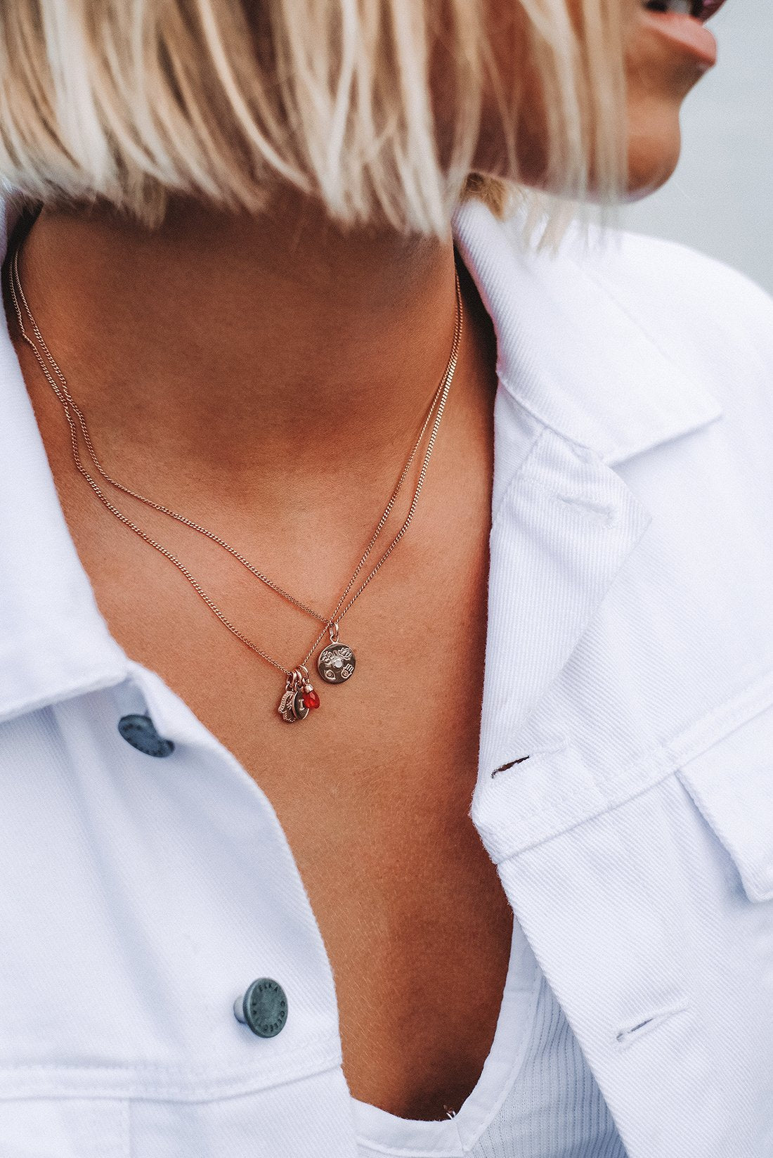 BESPOKE CURB CHAIN (18K ROSE GOLD VERMEIL) - IMAGE 2