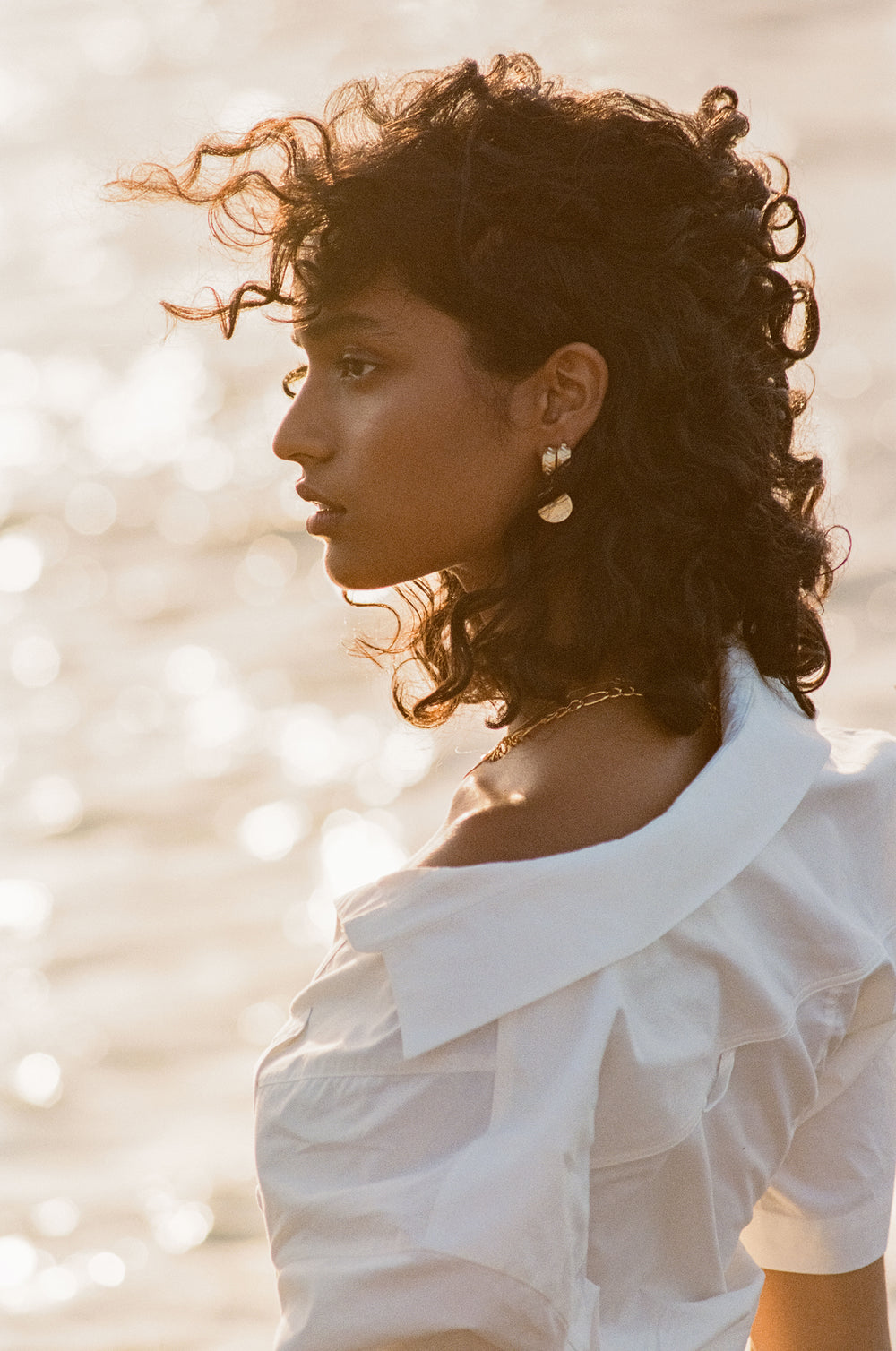 REVER CHAIN NECKLACE (18K GOLD PLATED)