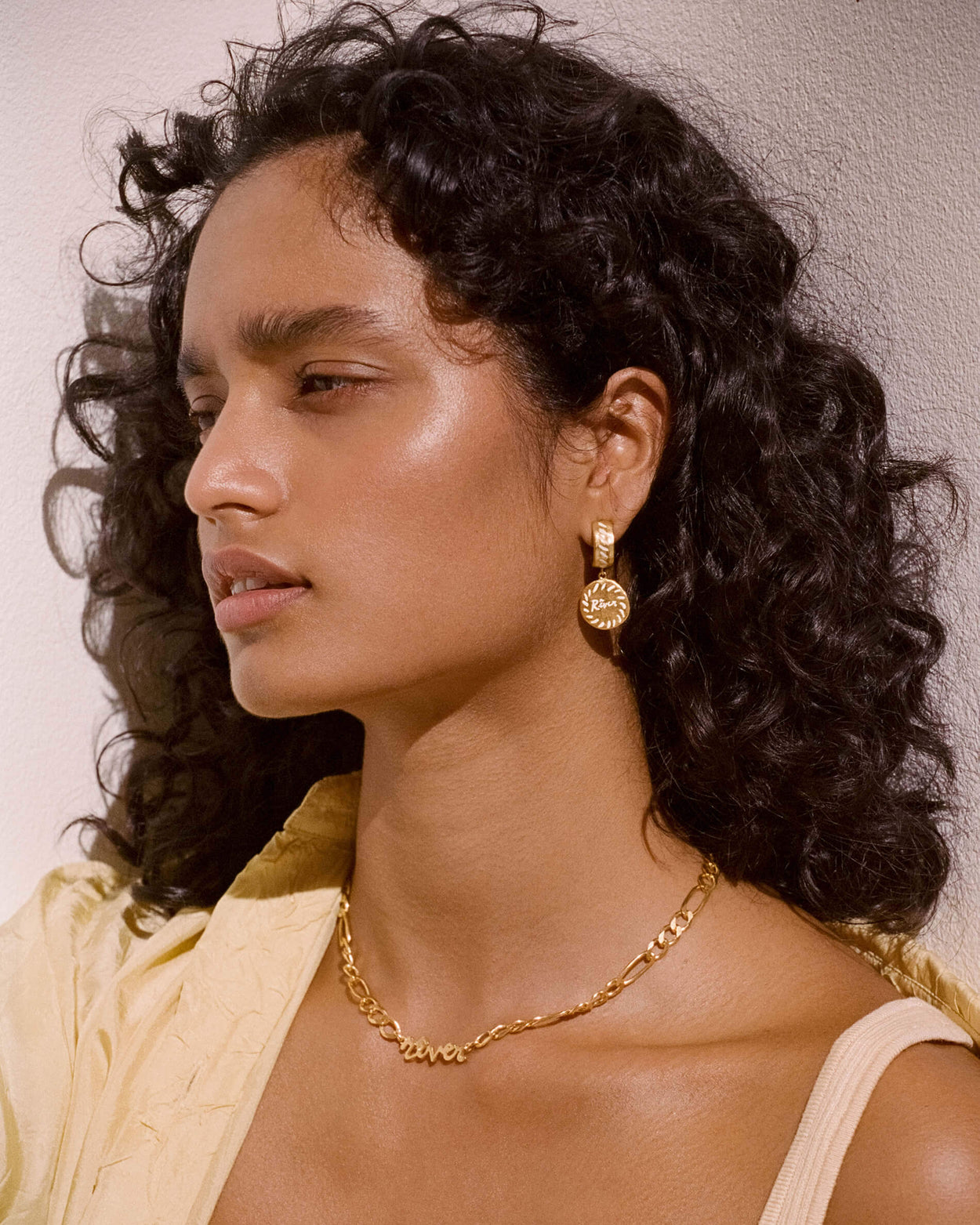 REVER CHAIN NECKLACE (18K GOLD PLATED)