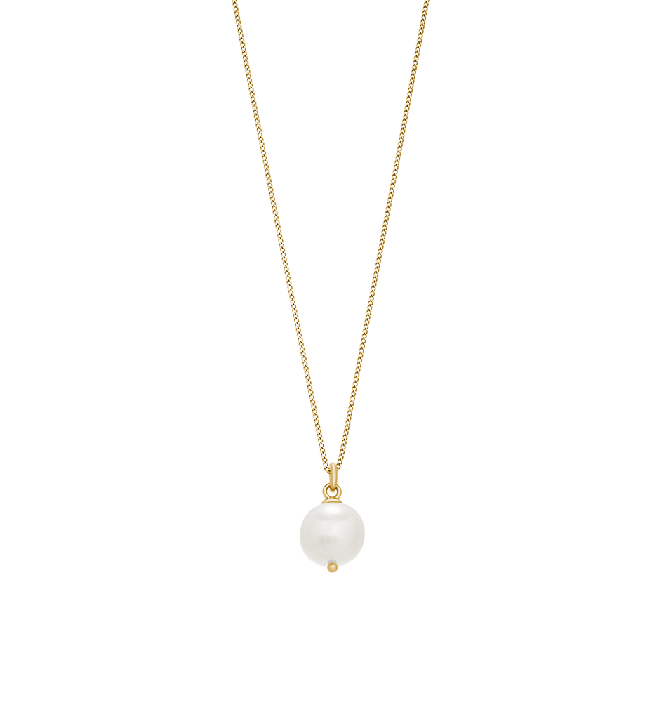 LARGE FRESHWATER PEARL NECKLACE (18K GOLD VERMEIL) – KIRSTIN