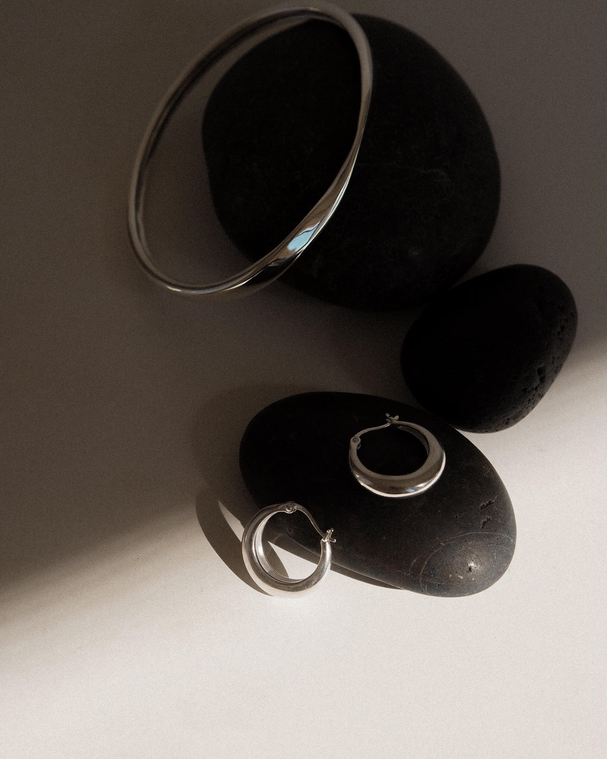 GLOW HOOPS (STERLING SILVER) - IMAGE 2