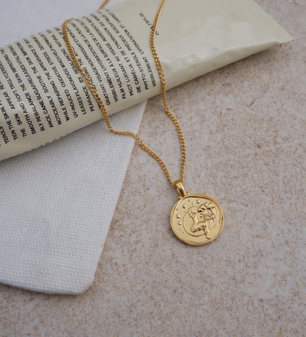 ARIES ZODIAC (18K GOLD VERMEIL) - IMAGE 4