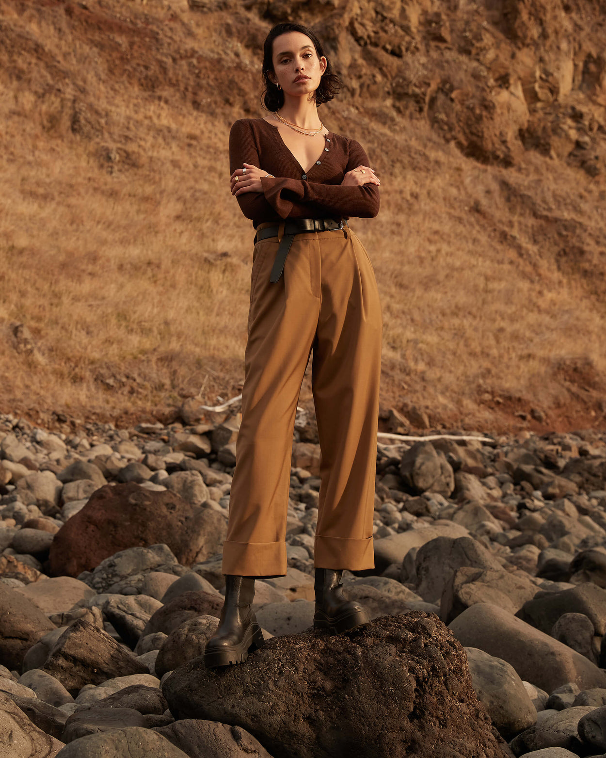 GLOW HOOPS (18K GOLD PLATED) - IMAGE 7