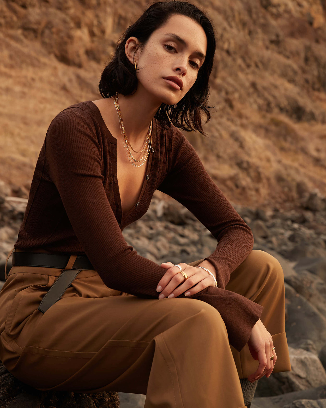 HORIZON HOOPS SMALL (STERLING SILVER) - IMAGE 7