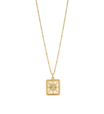 TRUE NORTH COIN NECKLACE (18K GOLD VERMEIL) - IMAGE 1