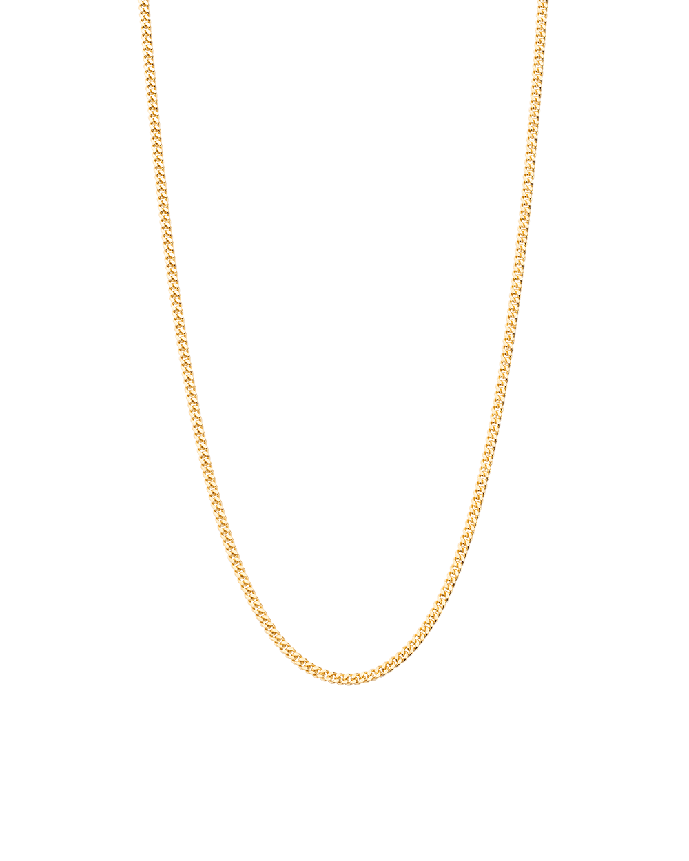 BESPOKE CURB CHAIN (18K GOLD VERMEIL) - IMAGE 1