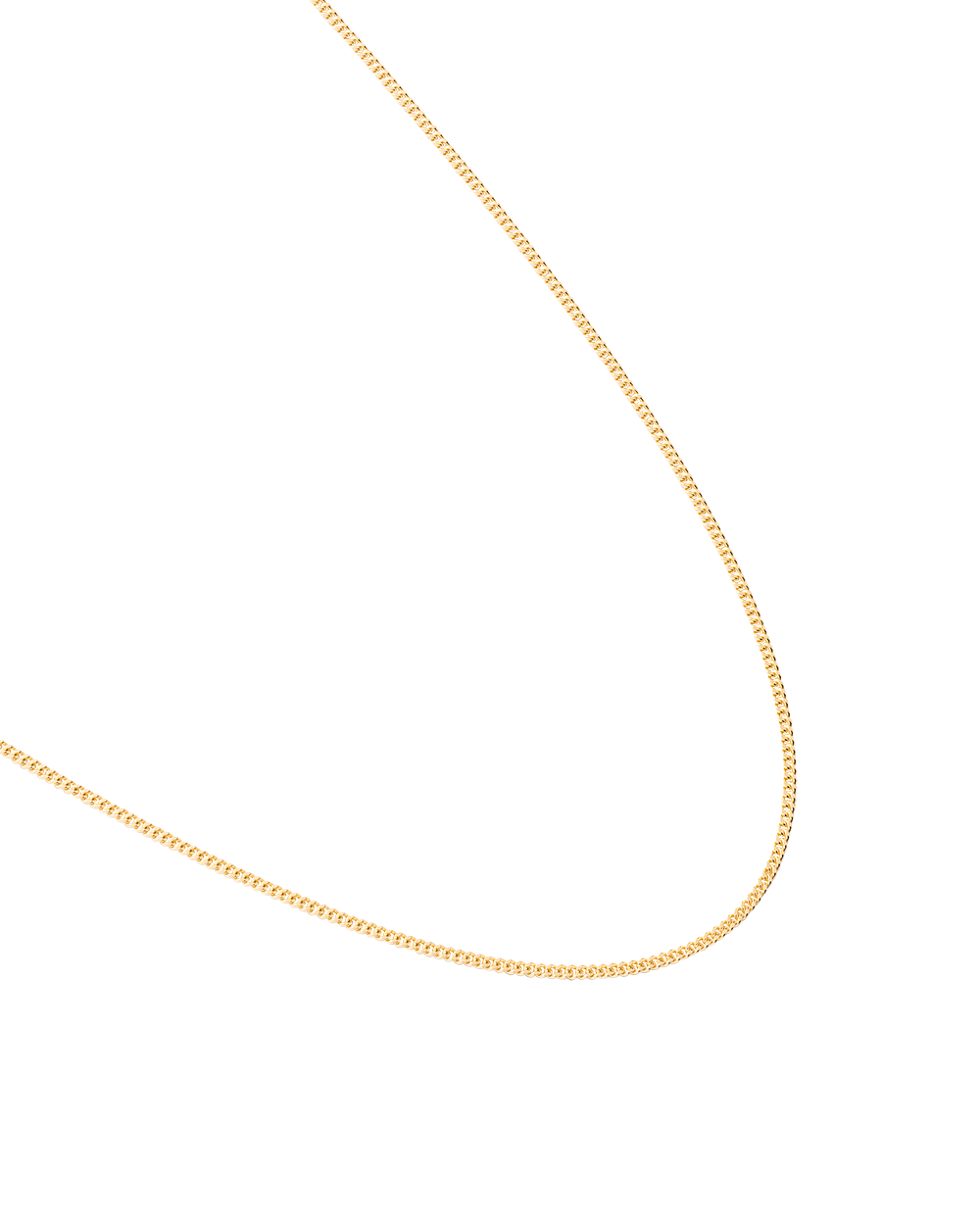 BESPOKE CURB CHAIN (18K GOLD VERMEIL) - IMAGE 4