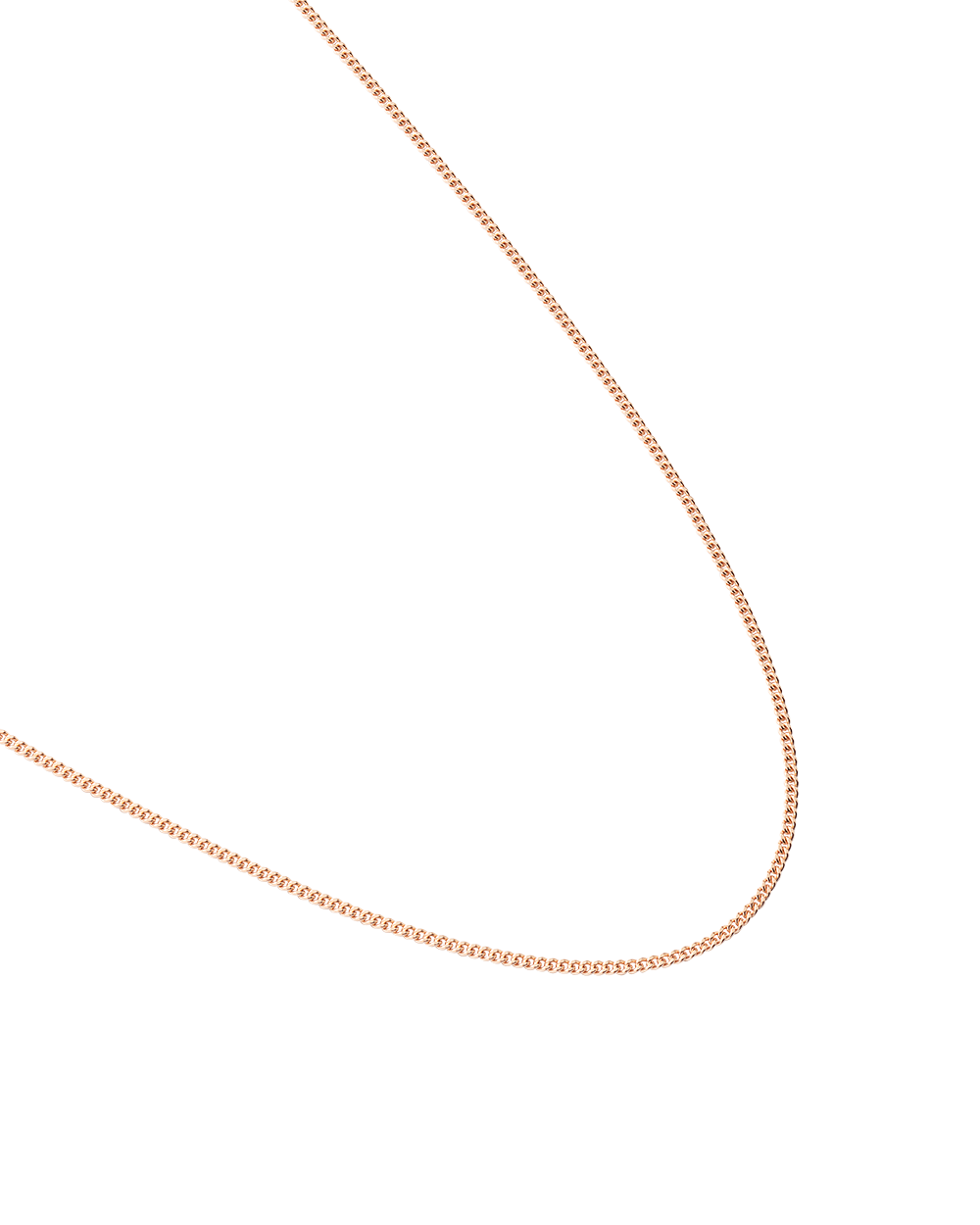 BESPOKE CURB CHAIN (18K ROSE GOLD VERMEIL) - IMAGE 4