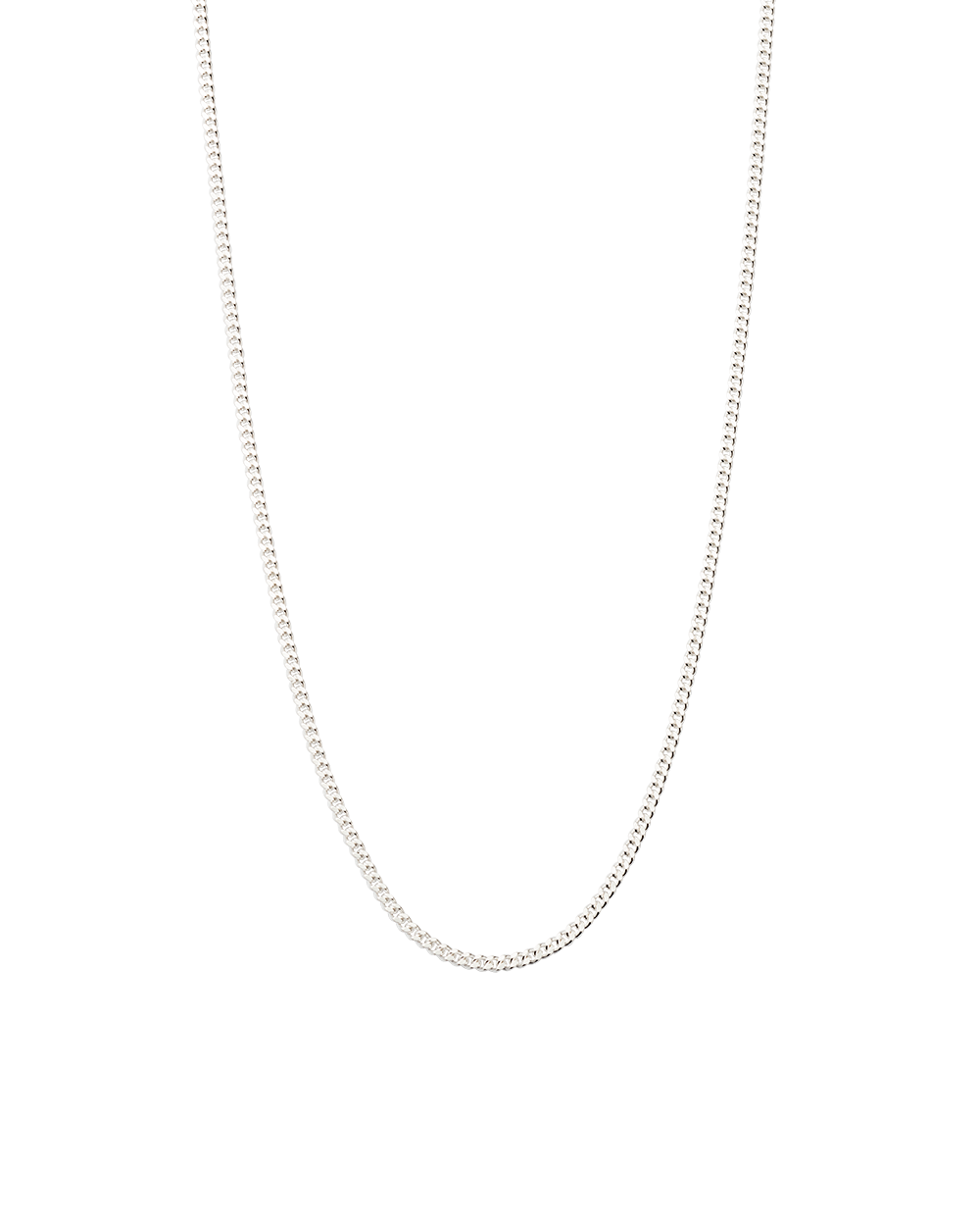 BESPOKE CURB CHAIN (STERLING SILVER) - IMAGE 1