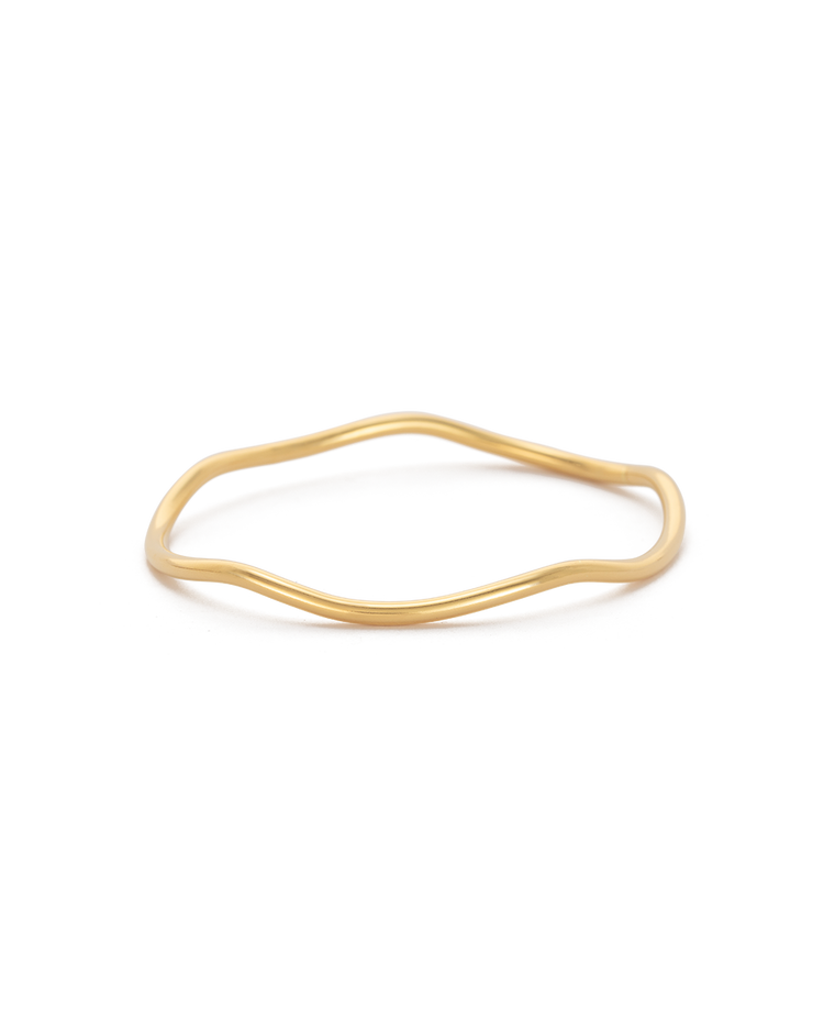 BOTANICA BANGLE (18K GOLD PLATED) - IMAGE 1