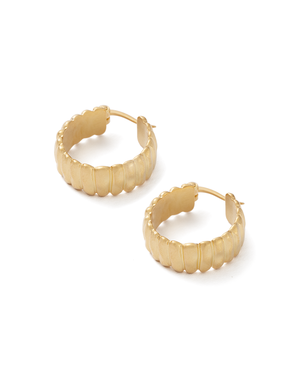 CISCO HOOPS (18K GOLD PLATED)