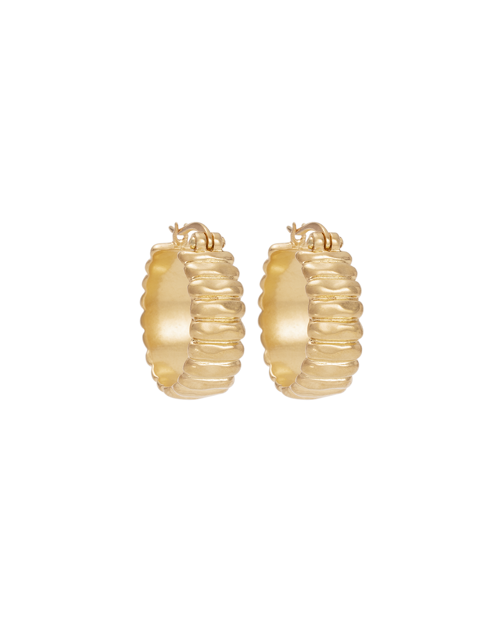 CISCO HOOPS (18K GOLD PLATED)