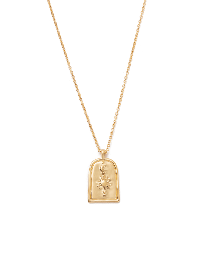 【IRIEBEACH】sun and moon necklace ゴールド sun and moon necklace | IRIEBEACH