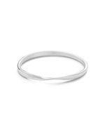 FOLD BANGLE (STERLING SILVER) - IMAGE 1