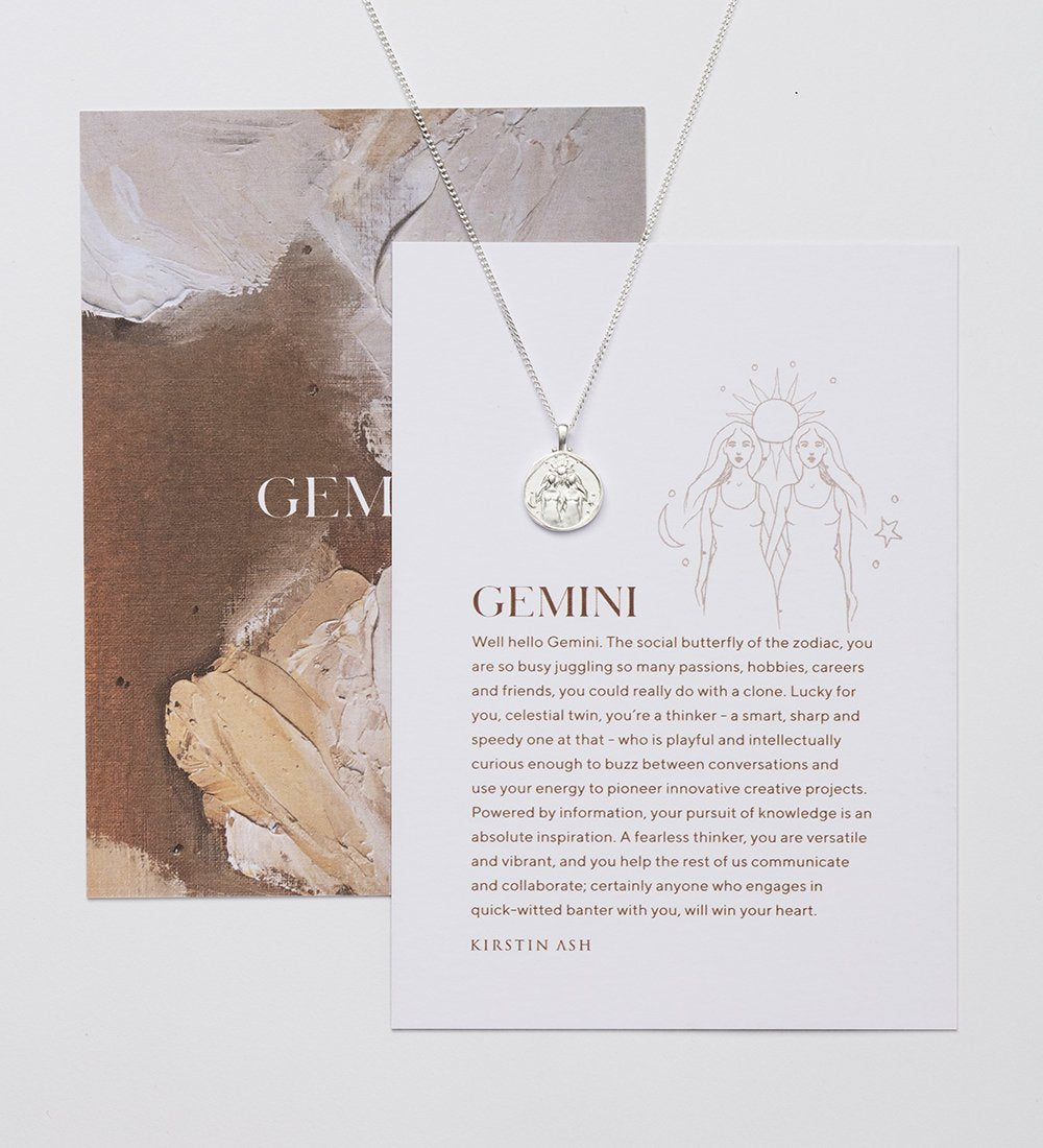 GEMINI ZODIAC (STERLING SILVER) - IMAGE 4