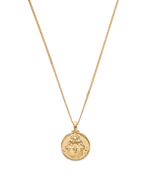 GEMINI ZODIAC NECKLACE (18K GOLD VERMEIL) - IMAGE 1