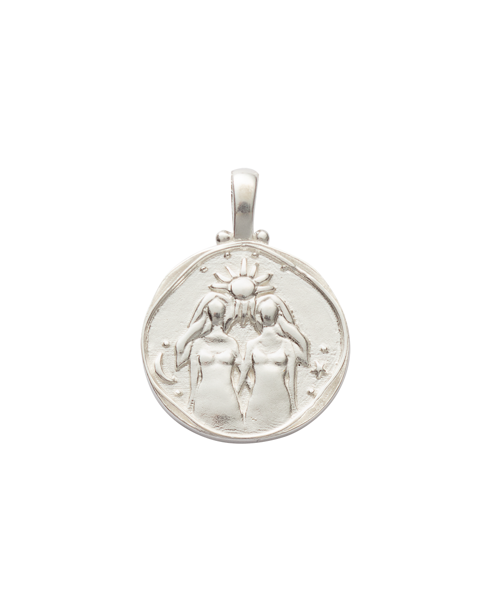 GEMINI ZODIAC (STERLING SILVER) - IMAGE 1