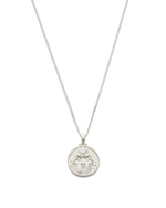GEMINI ZODIAC NECKLACE (STERLING SILVER) - IMAGE 1