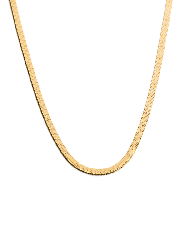 ゆうENEY HERRINGBONE K18 CHAIN NECKLACE ゆうENEY HERRINGBONE K18 ゆうENEY HERRINGBONE K18 CHAIN NECKLACE ゆうENEY HERRINGBONE K18