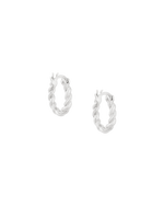 HORIZON HOOPS SMALL (STERLING SILVER) - IMAGE 1
