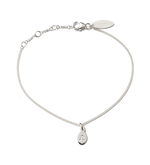 INITIAL BRACELET A-Z (STERLING SILVER) - IMAGE 1
