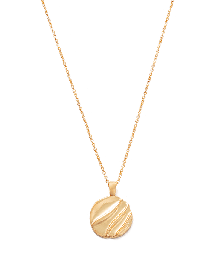 INTERTWINE CIRCLE NECKLACE (18K GOLD VERMEIL) - IMAGE 1