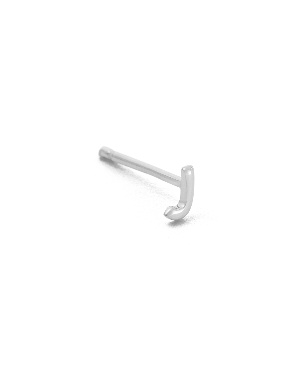 INITIAL EARRINGS (STERLING SILVER)