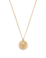 LEO ZODIAC NECKLACE (18K GOLD VERMEIL) - IMAGE 1