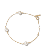 MOON TIDE PEARL BRACELET (9K GOLD) - IMAGE 1