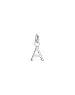 OUTLINE INITIAL A-Z (STERLING SILVER) - IMAGE 1