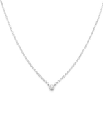 PETITE DIAMOND NECKLACE (STERLING SILVER)