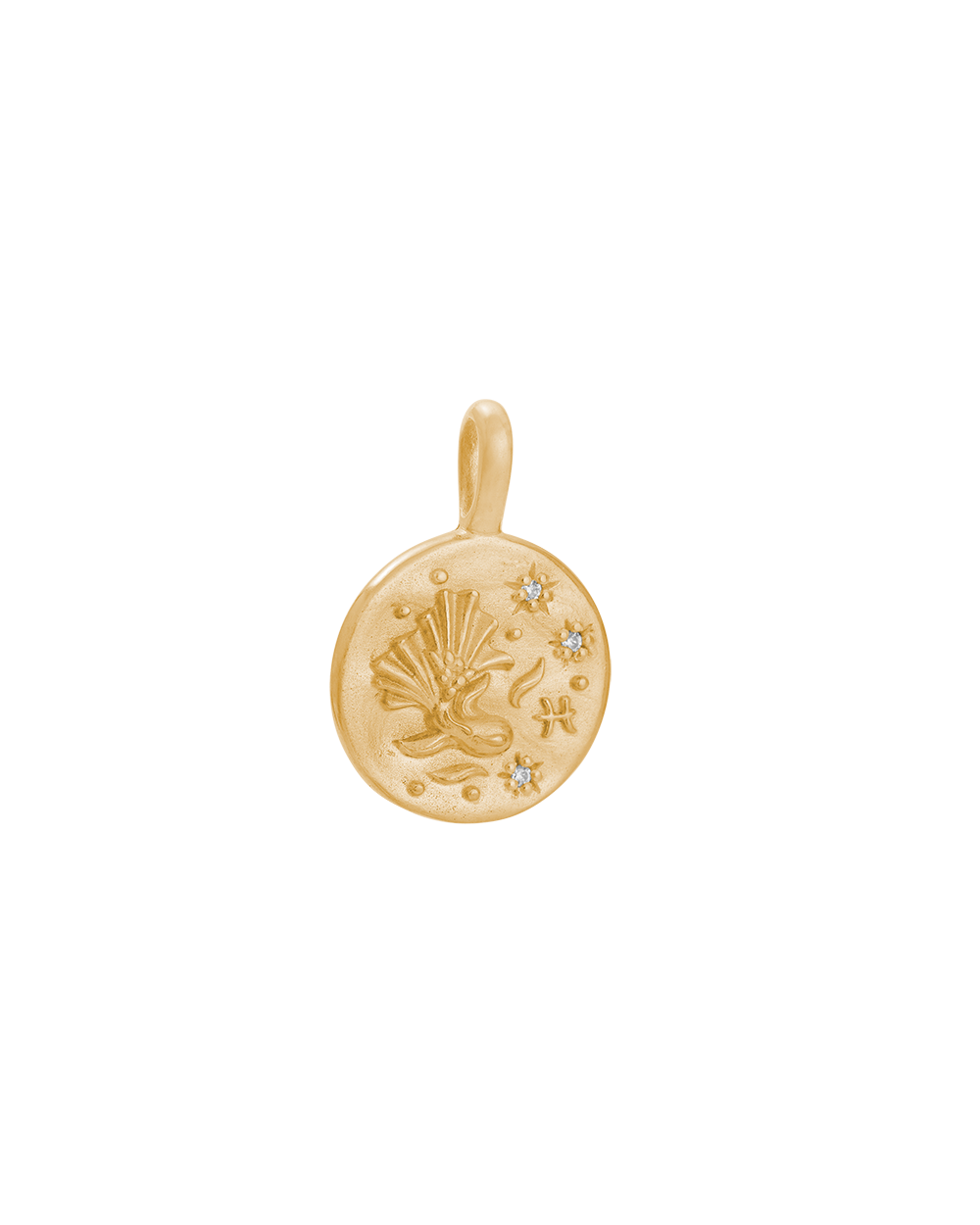 PISCES PETITE ZODIAC (18K GOLD VERMEIL)