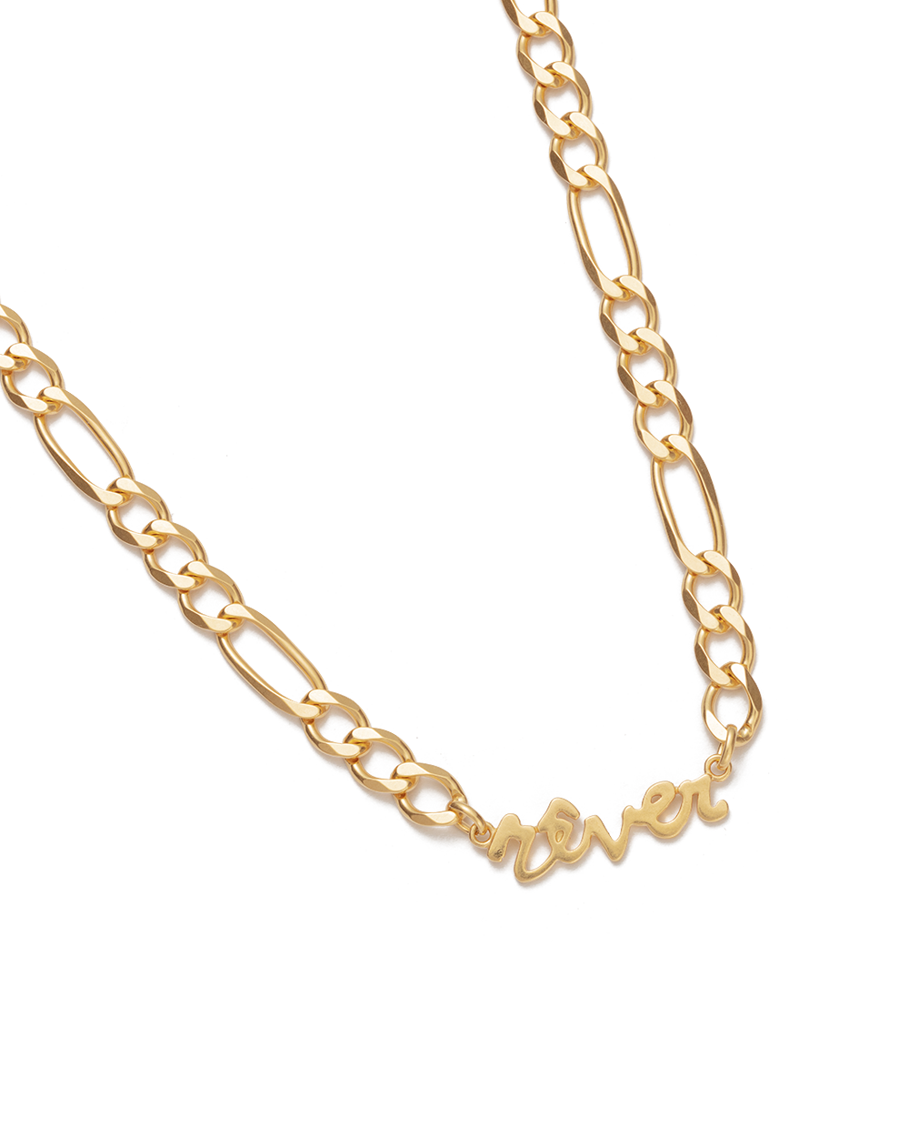 REVER CHAIN NECKLACE (18K GOLD PLATED)