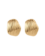 RISE OVERSIZED STUDS (18K GOLD PLATED)