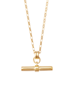 ROAM T-BAR NECKLACE (18K GOLD VERMEIL)