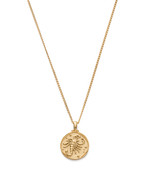 SCORPIO ZODIAC NECKLACE (18K GOLD VERMEIL) - IMAGE 1