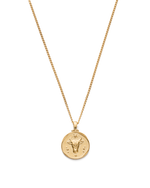 TAURUS ZODIAC NECKLACE (18K GOLD VERMEIL) - IMAGE 1