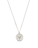TAURUS ZODIAC NECKLACE (STERLING SILVER) - IMAGE 1