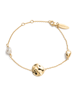 TIDAL PEARL BRACELET (18K GOLD PLATED) - IMAGE 1