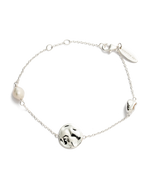 TIDAL PEARL BRACELET (STERLING SILVER) - IMAGE 1
