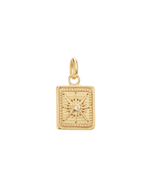 TINY TRUE NORTH COIN (18K GOLD VERMEIL) - IMAGE 1